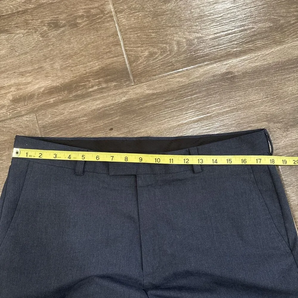 Kenneth Cole Men’s Blue Dress Pants Size 36x34‎ With Tab Waistband